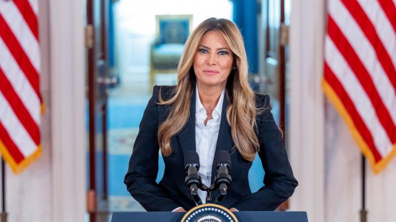 Nyolc ukrán gyermek hazatérése valósult meg, miután az orosz elnökkel folytatott tárgyalások pozitív eredménnyel zárultak - közölte Melania Trump.